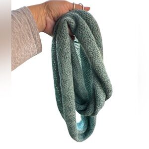 Blue Alpaca Wool Scarf